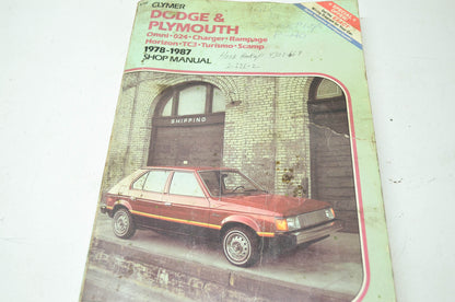 Clymer Dodge & Plymouth 78-87 Shop Manual
