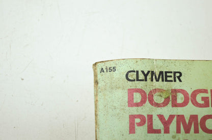 Clymer Dodge & Plymouth 78-87 Shop Manual