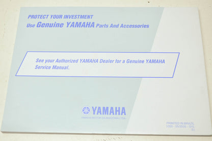 OEM Yamaha LIT-11626-20-02 TT-R230W Owner's Manual NOS