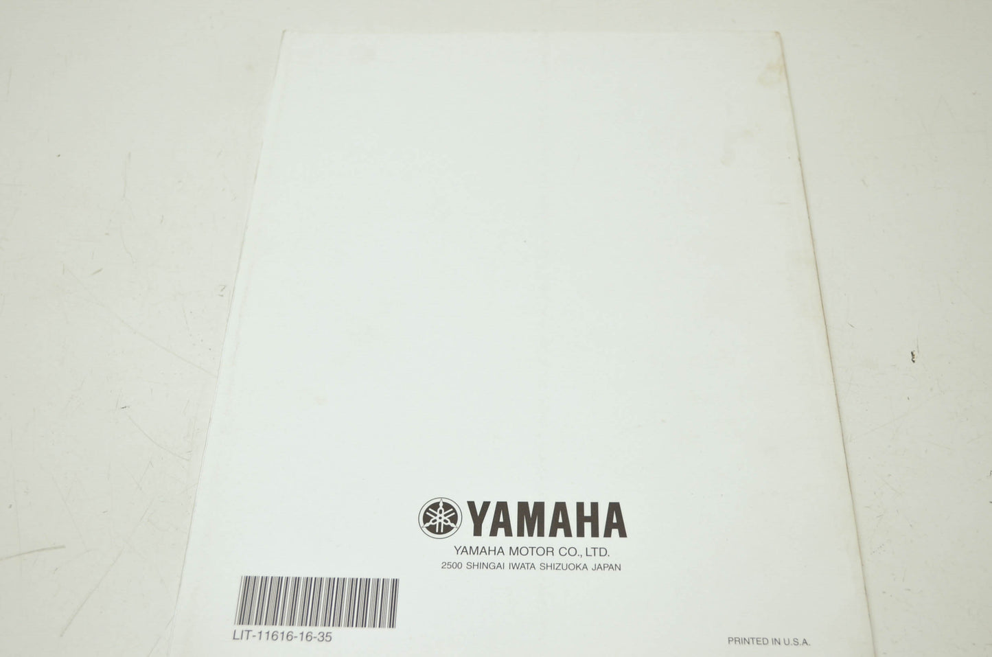 OEM Yamaha LIT-11616-16-35 YFM400AR Service Manual Supplement