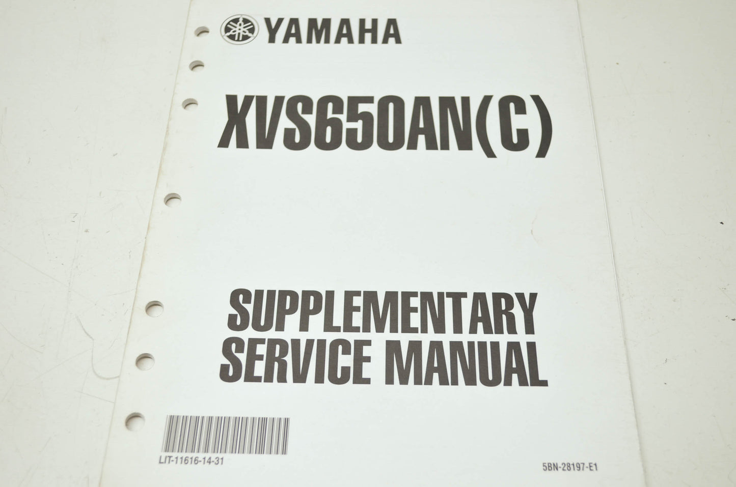 OEM Yamaha LIT-11616-14-31 XVS650AN(C) - AS(C) Service Manual