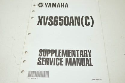 OEM Yamaha LIT-11616-14-31 XVS650AN(C) - AS(C) Service Manual