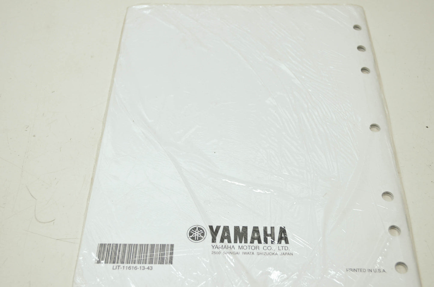 OEM Yamaha LIT-11616-13-43 Service Manual Supplement YZF-R6MMC NOS