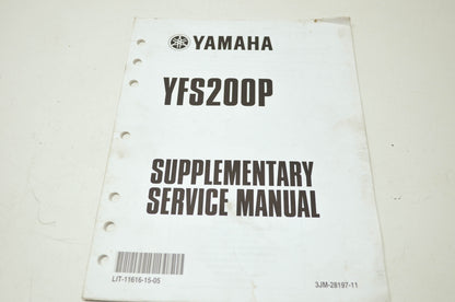 OEM Yamaha LIT-11616-13-43 Service Manual Supplement YZF-R6MMC NOS