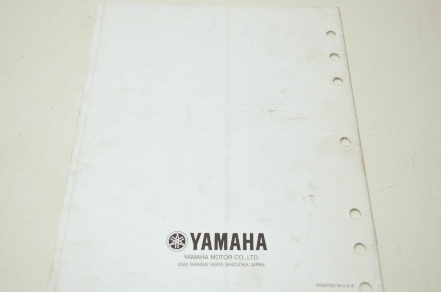 OEM Yamaha LIT-11616-15-05 YFS200P-S Service Manual Supplement