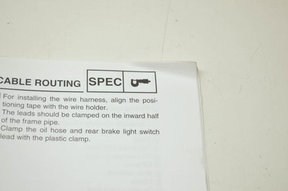 OEM Yamaha LIT-11616-15-05 YFS200P-S Service Manual Supplement