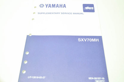 OEM Yamaha LIT-12618-02-27 SXV70MH Service Manual Supplement