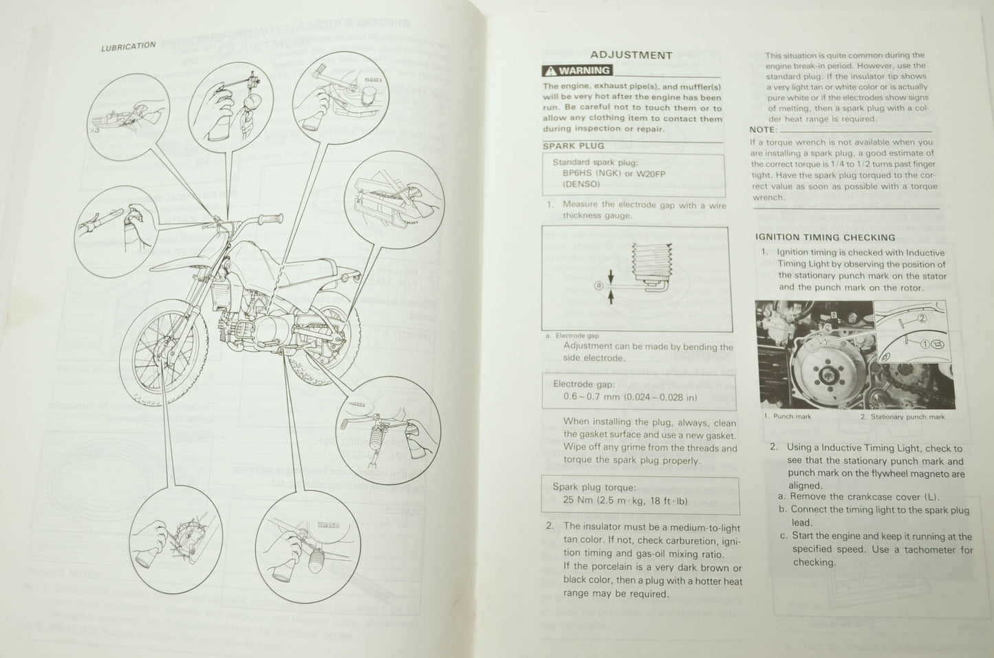 Yamaha PW80R Owner's Service Manual