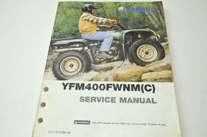 OEM Yamaha LIT-11616-BB-2K YFM400FWNM -SNM-S B Serv. Manual