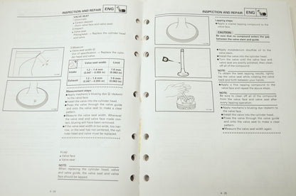OEM Yamaha LIT-11616-BB-2K YFM400FWNM -SNM-S B Serv. Manual