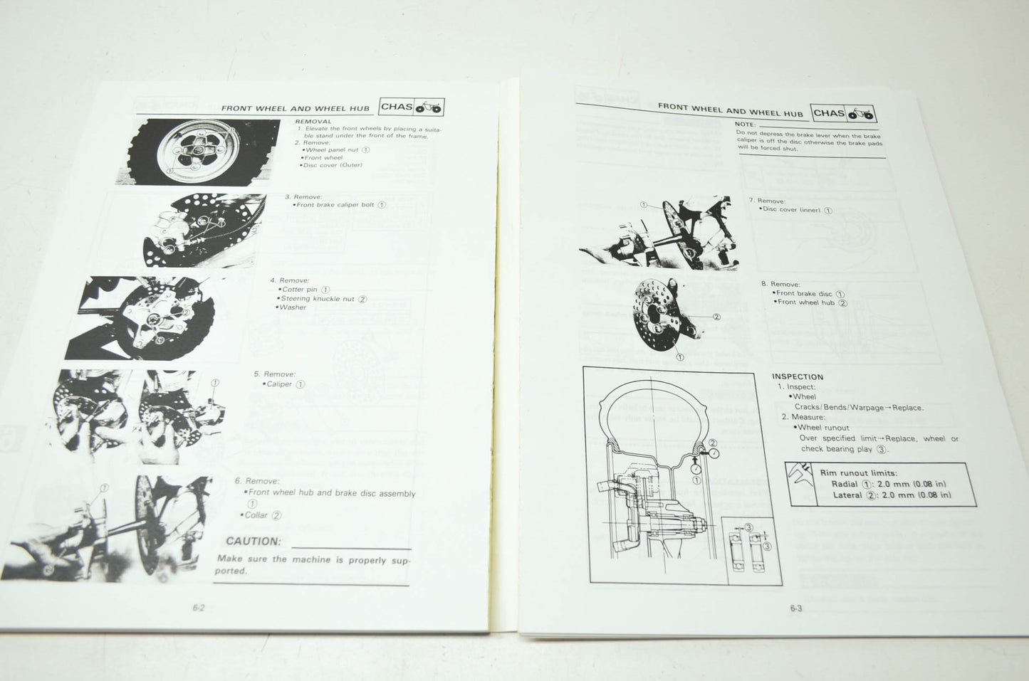 OEM Yamaha LIT-11616-YM-37 YFM350X (A-S) 'WARRIOR' Serv. Manual