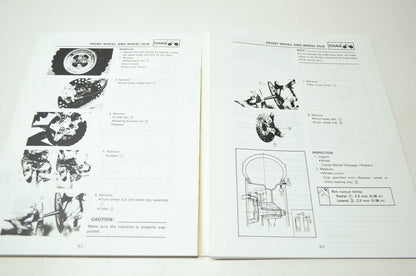 OEM Yamaha LIT-11616-YM-37 YFM350X (A-S) 'WARRIOR' Serv. Manual