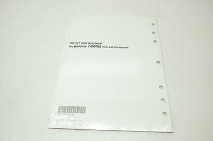 OEM Yamaha LIT-11616-13-46 Service Manual Supplement YZF-R1M(C)-N(C) NOS