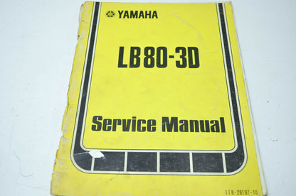 OEM Yamaha LIT-11616-00-60 LB80-3D Service Manual
