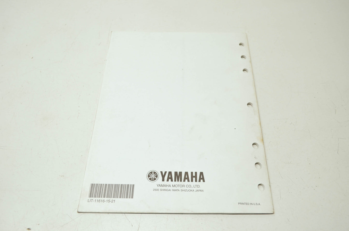 OEM Yamaha LIT-11616-15-21 YFM400NP Service Manual Supplement