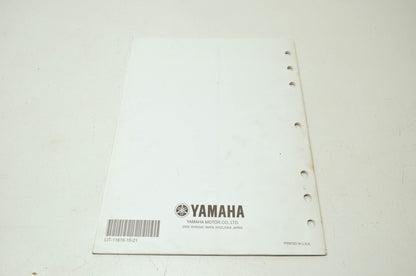OEM Yamaha LIT-11616-15-21 YFM400NP Service Manual Supplement