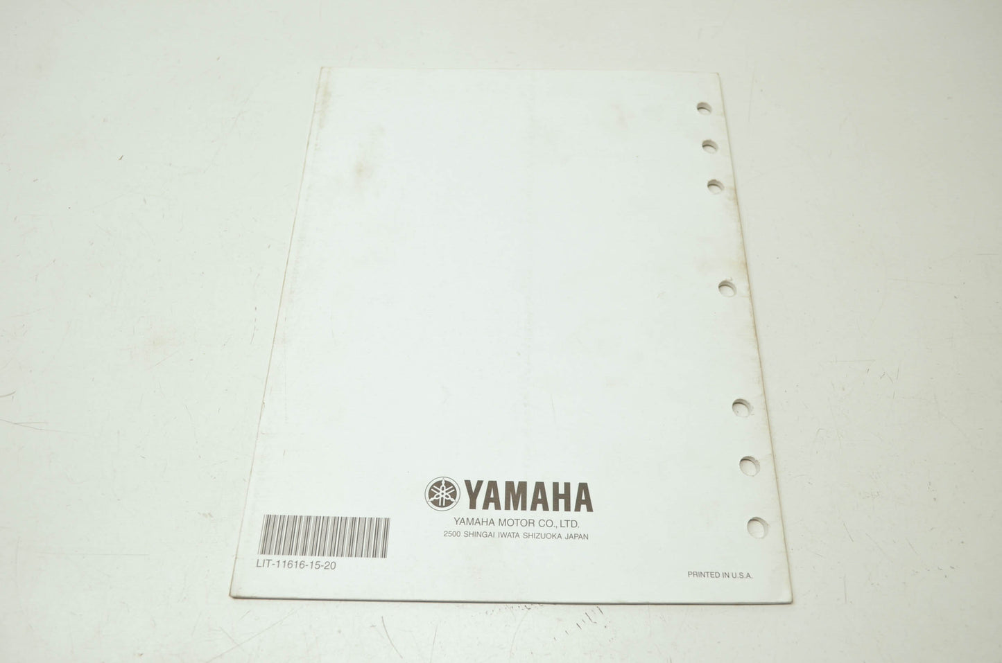 OEM Yamaha LIT-11616-15-20 YFM400AP Service Manual Supplement