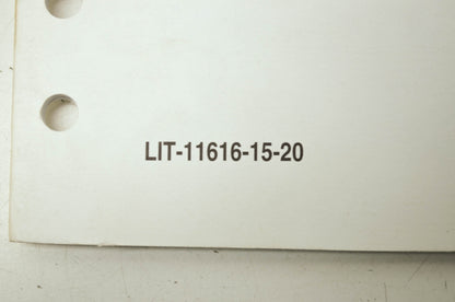 OEM Yamaha LIT-11616-15-20 YFM400AP Service Manual Supplement