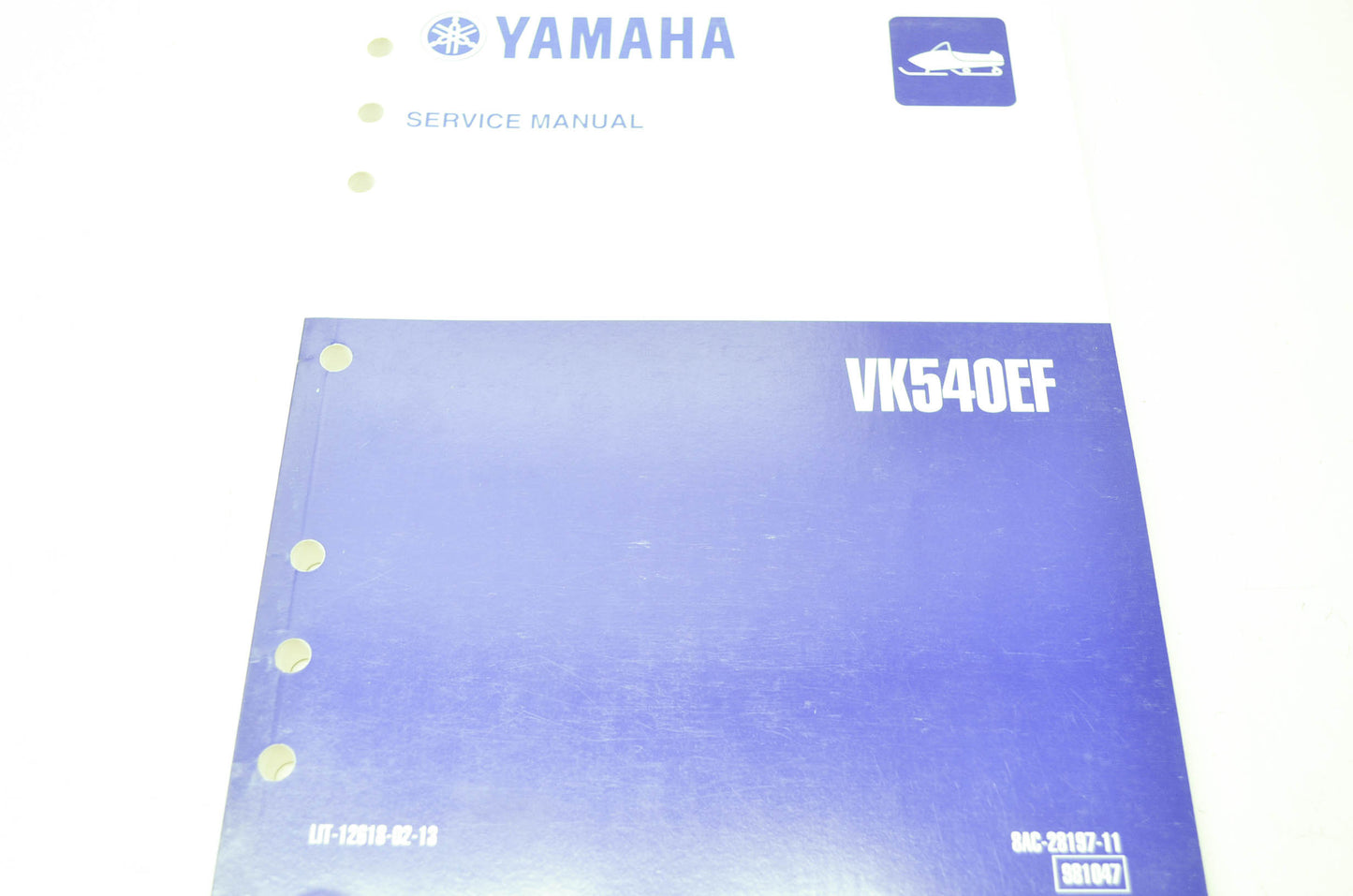 OEM Yamaha LIT-12618-02-13 Service Manual VK540EF-J