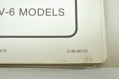 Mercury 1979 Outboards Service Manual V-6 Models
