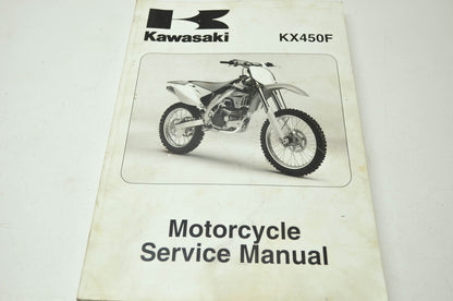 OEM Kawasaki 99924-1355-03 Service Manual KX450D