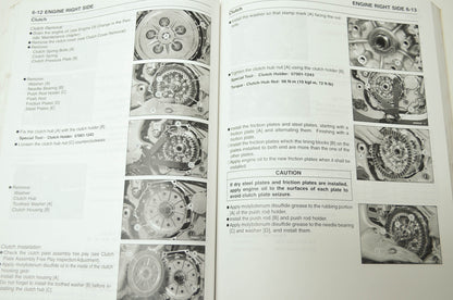 OEM Kawasaki 99924-1355-03 Service Manual KX450D