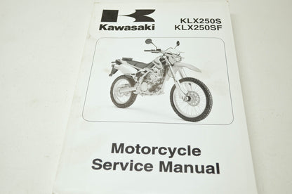 OEM Kawasaki 99924-1393-02 Service Manual KLX250T