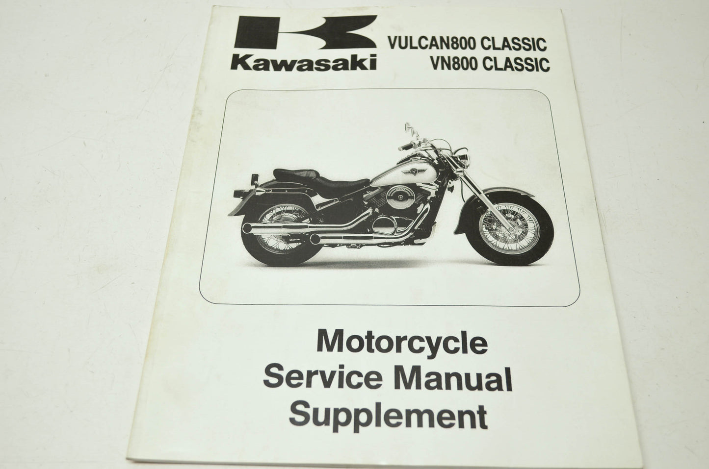 OEM Kawasaki 99924-1199-56 Service Manual Supplement VN800B