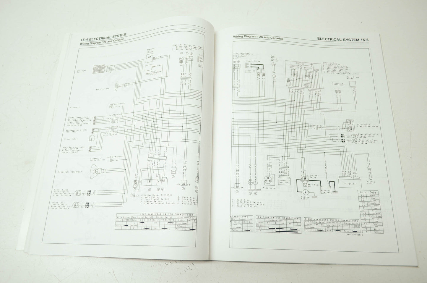 OEM Kawasaki 99924-1199-56 Service Manual Supplement VN800B