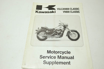 OEM Kawasaki 99924-1199-51 Service Manual Supplement VN800B