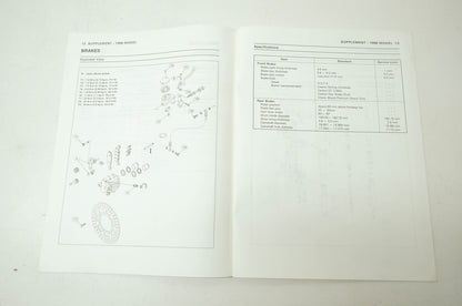 OEM Kawasaki 99924-1199-51 Service Manual Supplement VN800B