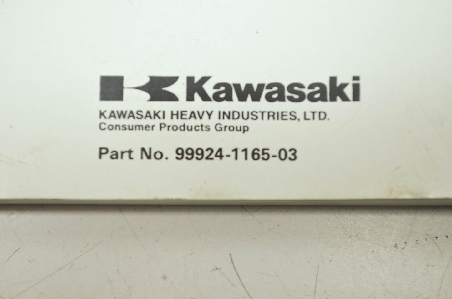 OEM Kawasaki 99924-1165-03 Service Manual KLX250D