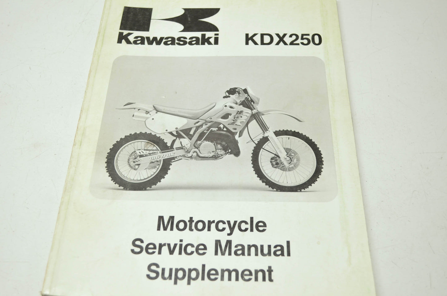 OEM Kawasaki 99924-1143-51 Service Manual Supplement KDX250D