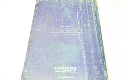 OEM Kawasaki 99924-1078-01 Service Manual VN1500A/B/C/D/E