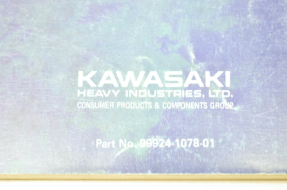 OEM Kawasaki 99924-1078-01 Service Manual VN1500A/B/C/D/E