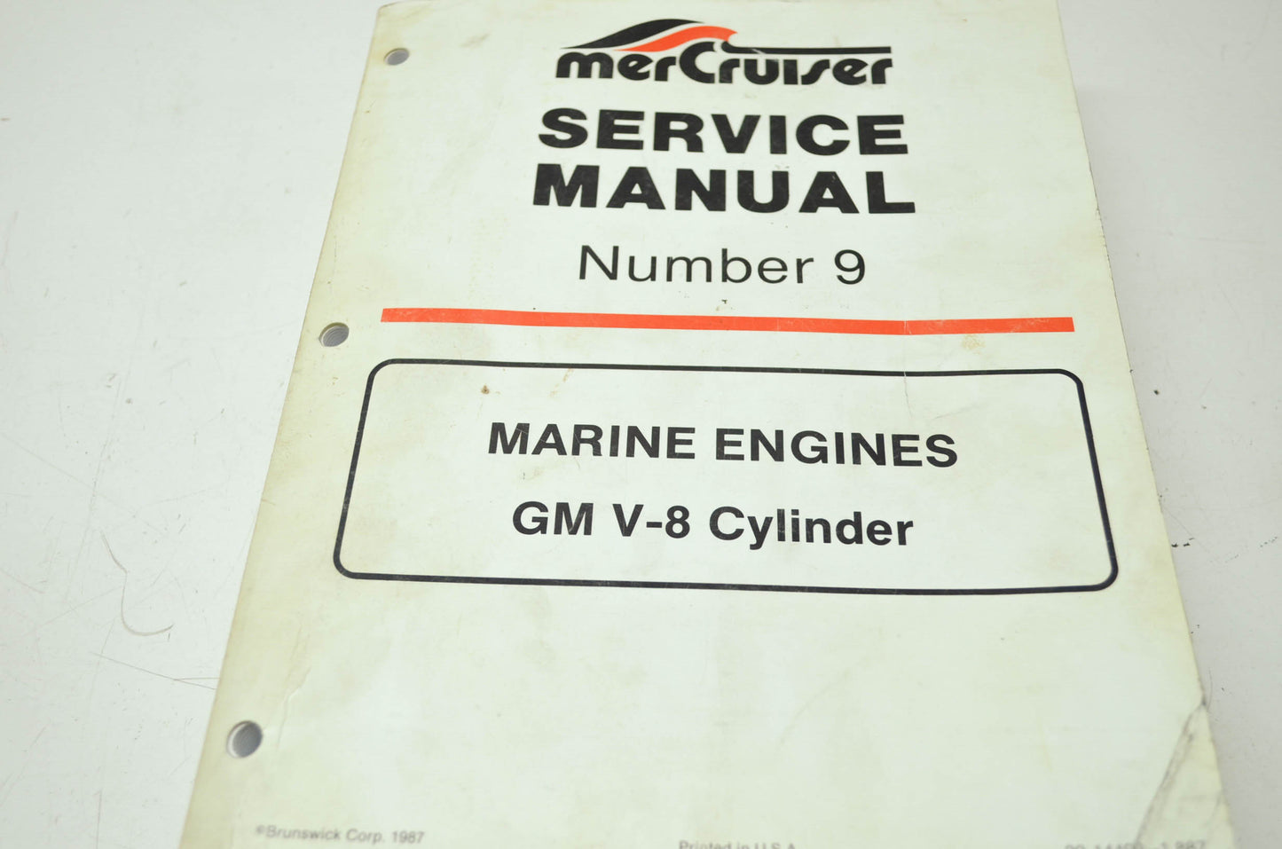 MerCruiser Service Manual 9 Marine Engines GM V8 Cylinder