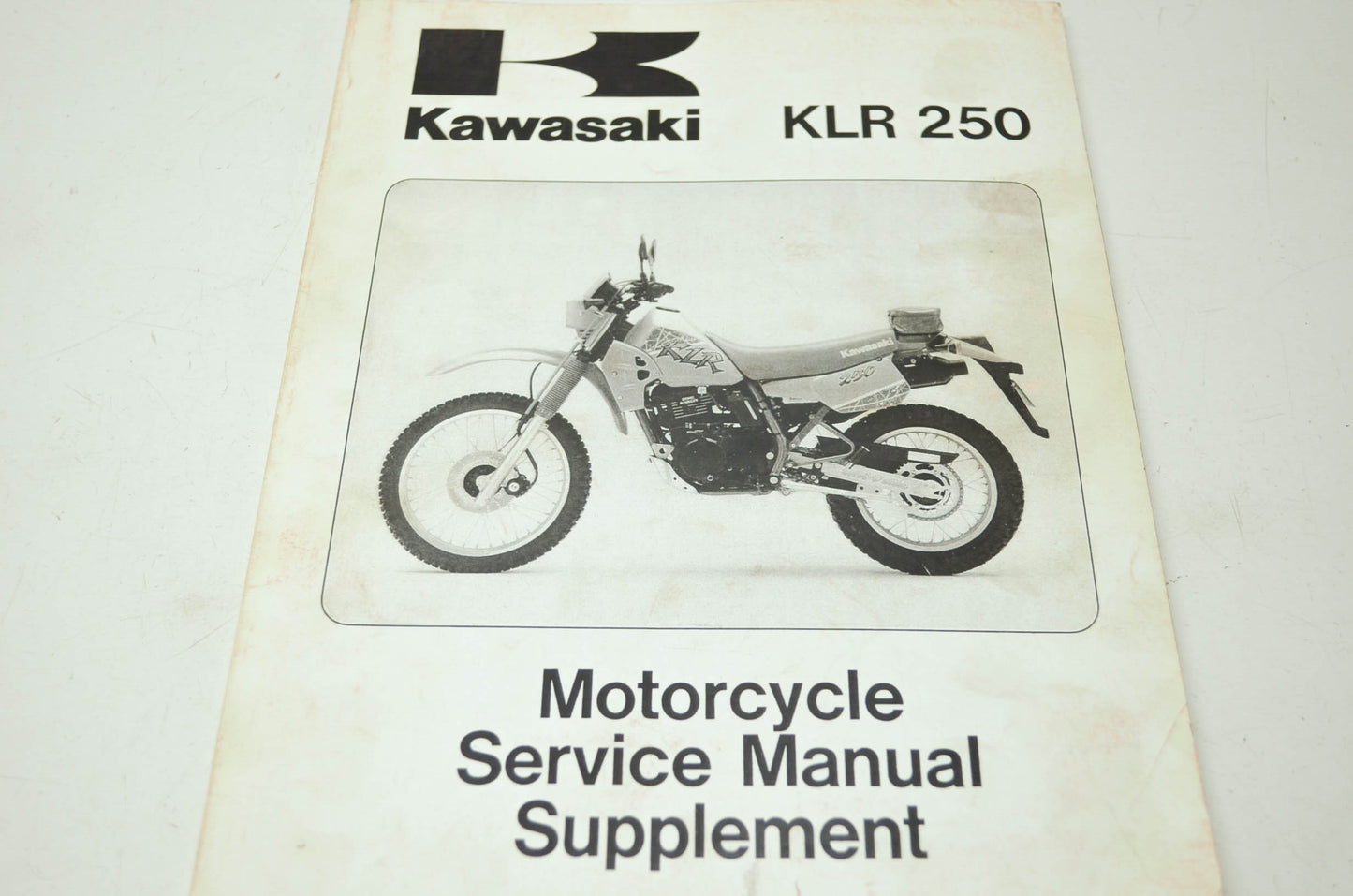 OEM Kawasaki 99924-1051-08 Service Manual KL250D
