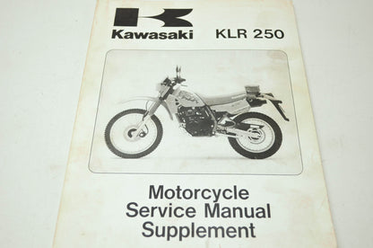 OEM Kawasaki 99924-1051-08 Service Manual KL250D