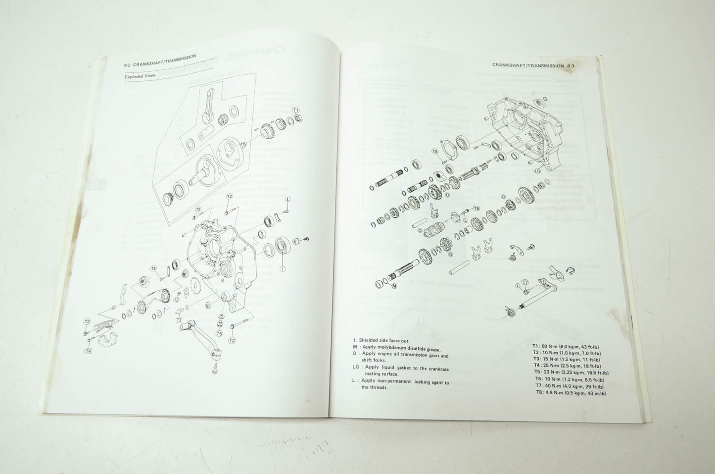 OEM Kawasaki 99924-1051-08 Service Manual KL250D