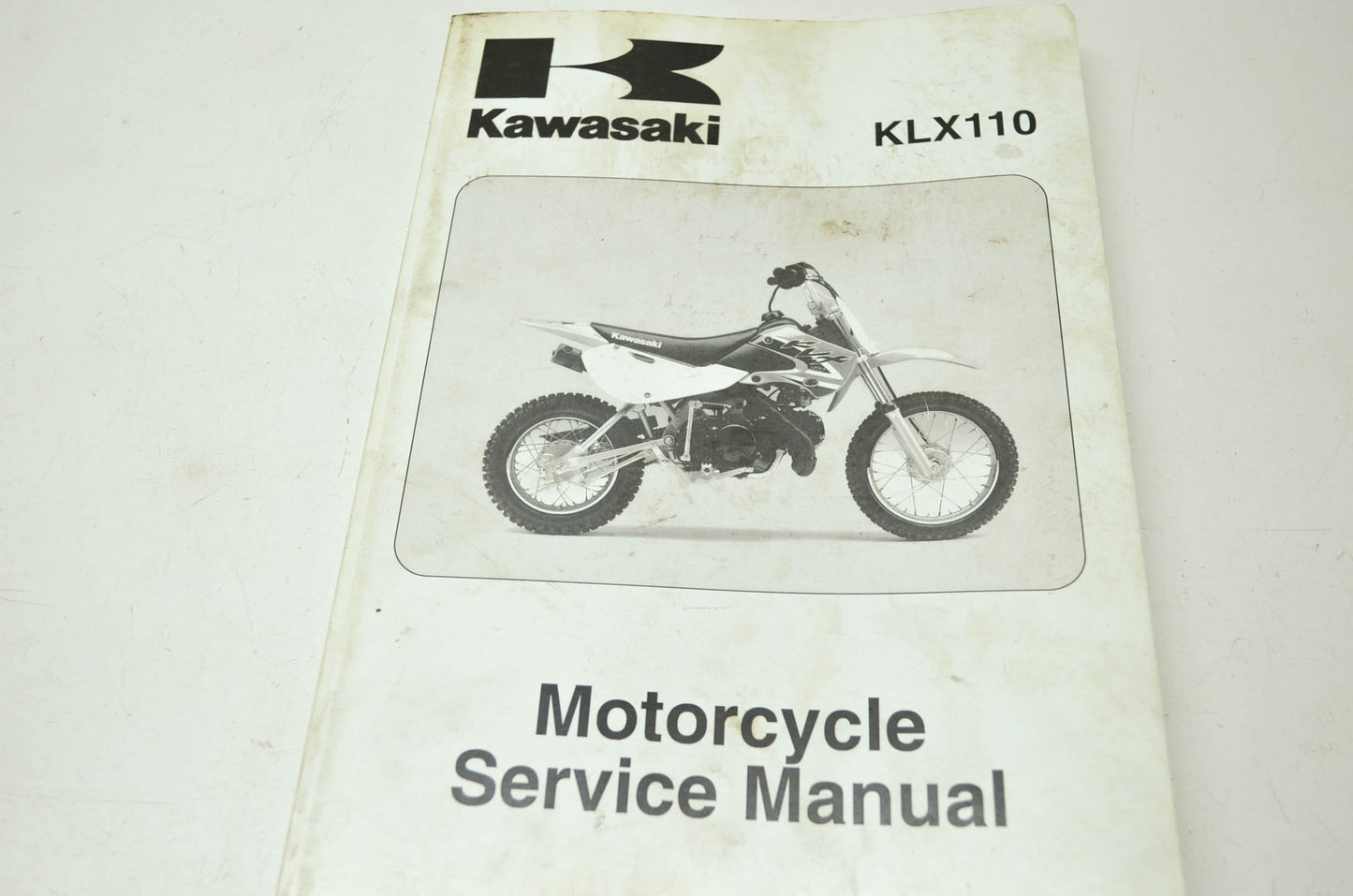 OEM Kawasaki 99924-1283-08 Service Manual KLX110A