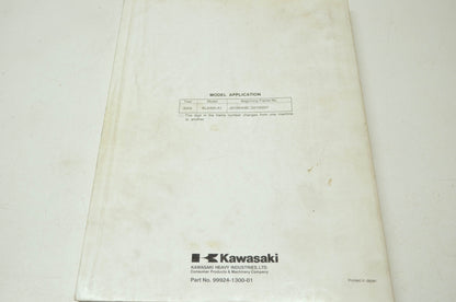 OEM Kawasaki 99924-1300-01 Service Manual KLX400A