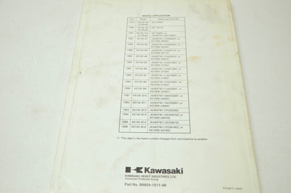OEM Kawasaki 99924-1011-06 Service Manual KE100