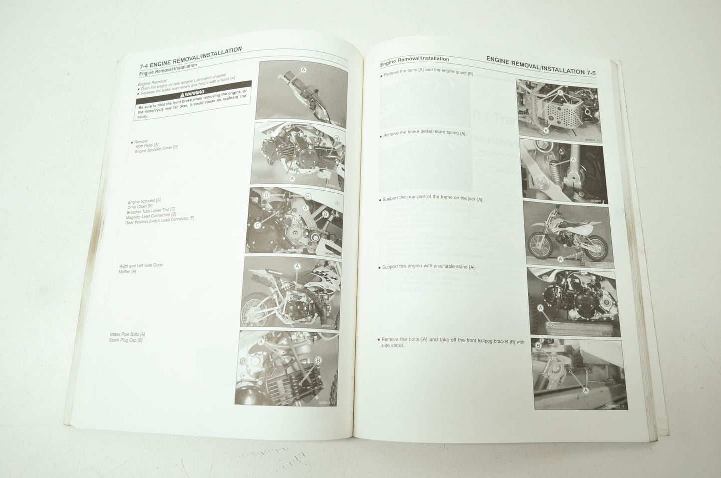 OEM Kawasaki 99924-1283-01 Service Manual KLX110A