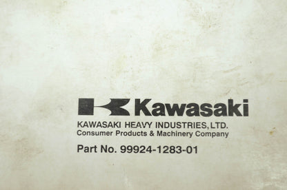 OEM Kawasaki 99924-1283-01 Service Manual KLX110A