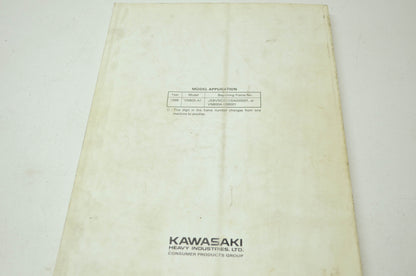 OEM Kawasaki 99924-1183-01 Service Manual VN800A
