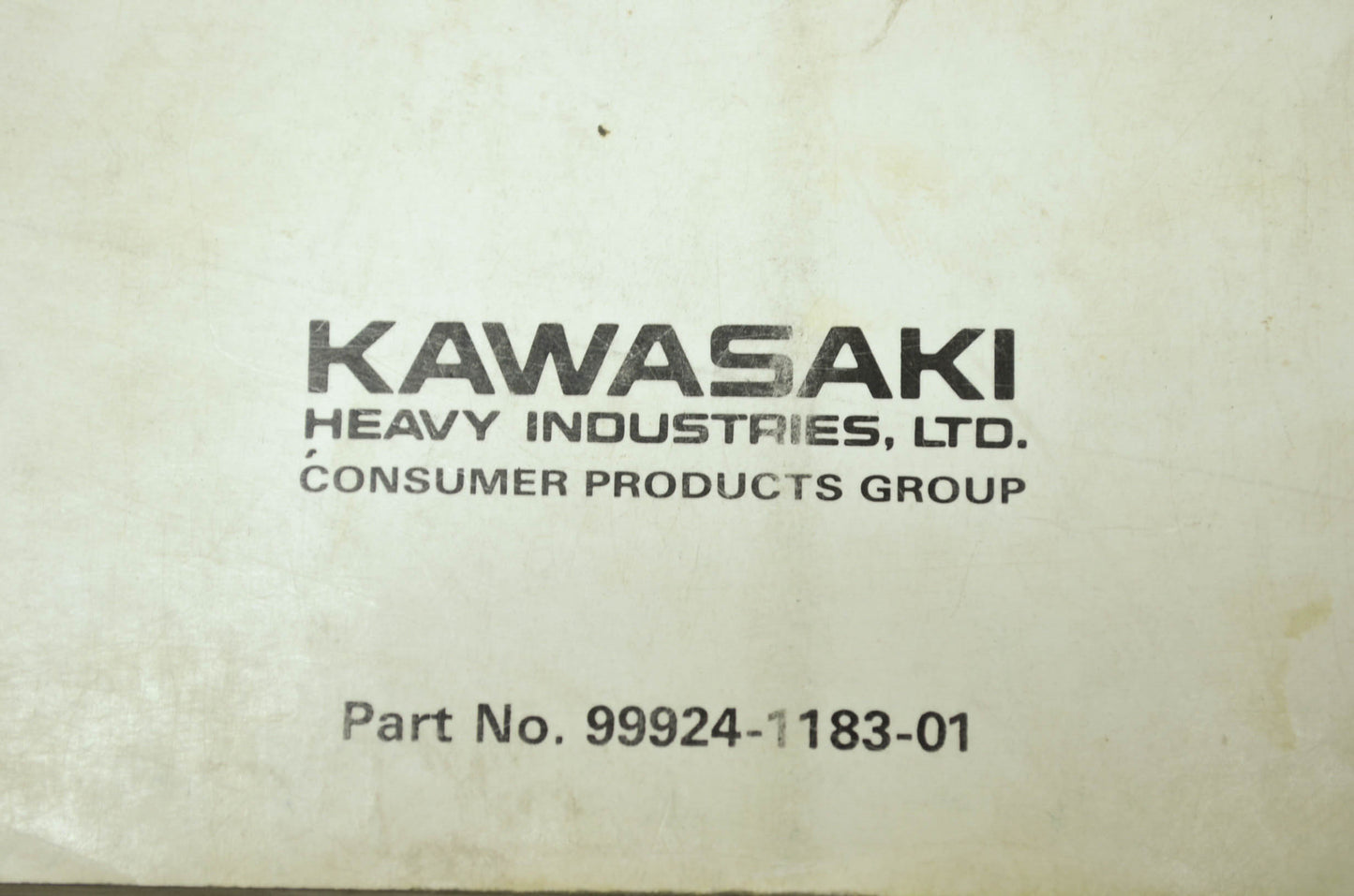 OEM Kawasaki 99924-1183-01 Service Manual VN800A