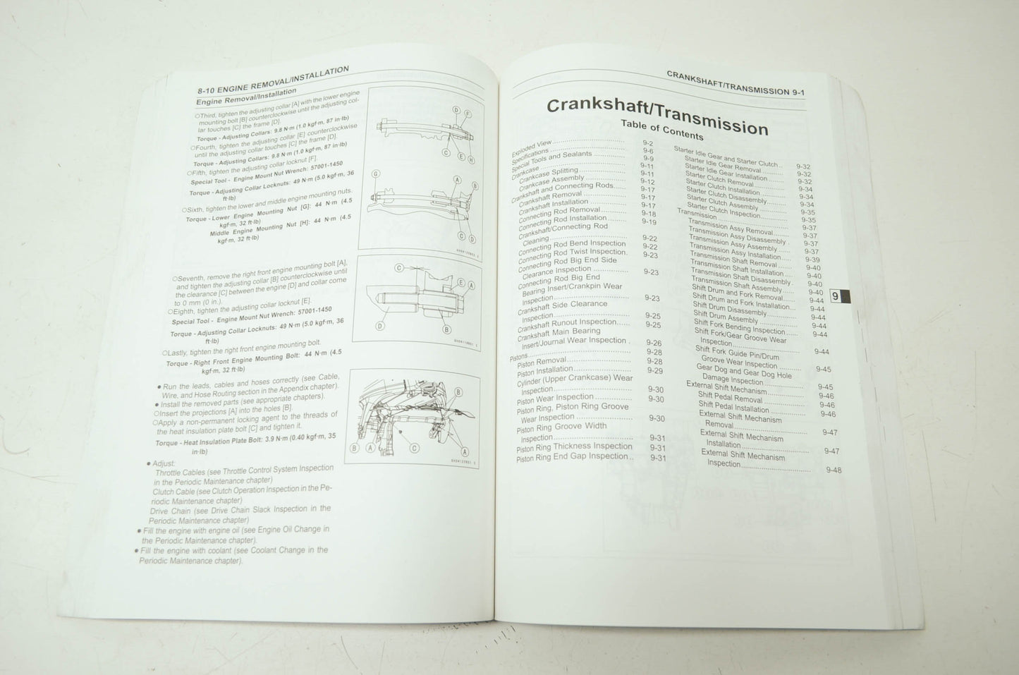 OEM Kawasaki 99924-1417-01 Service Manual ZX600R
