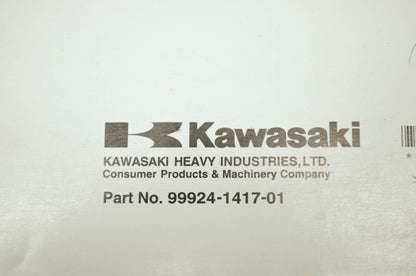 OEM Kawasaki 99924-1417-01 Service Manual ZX600R
