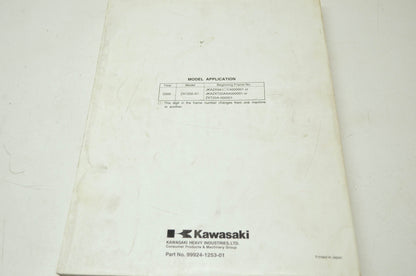 OEM Kawasaki 99924-1253-01 Service Manual ZX1200A NOS