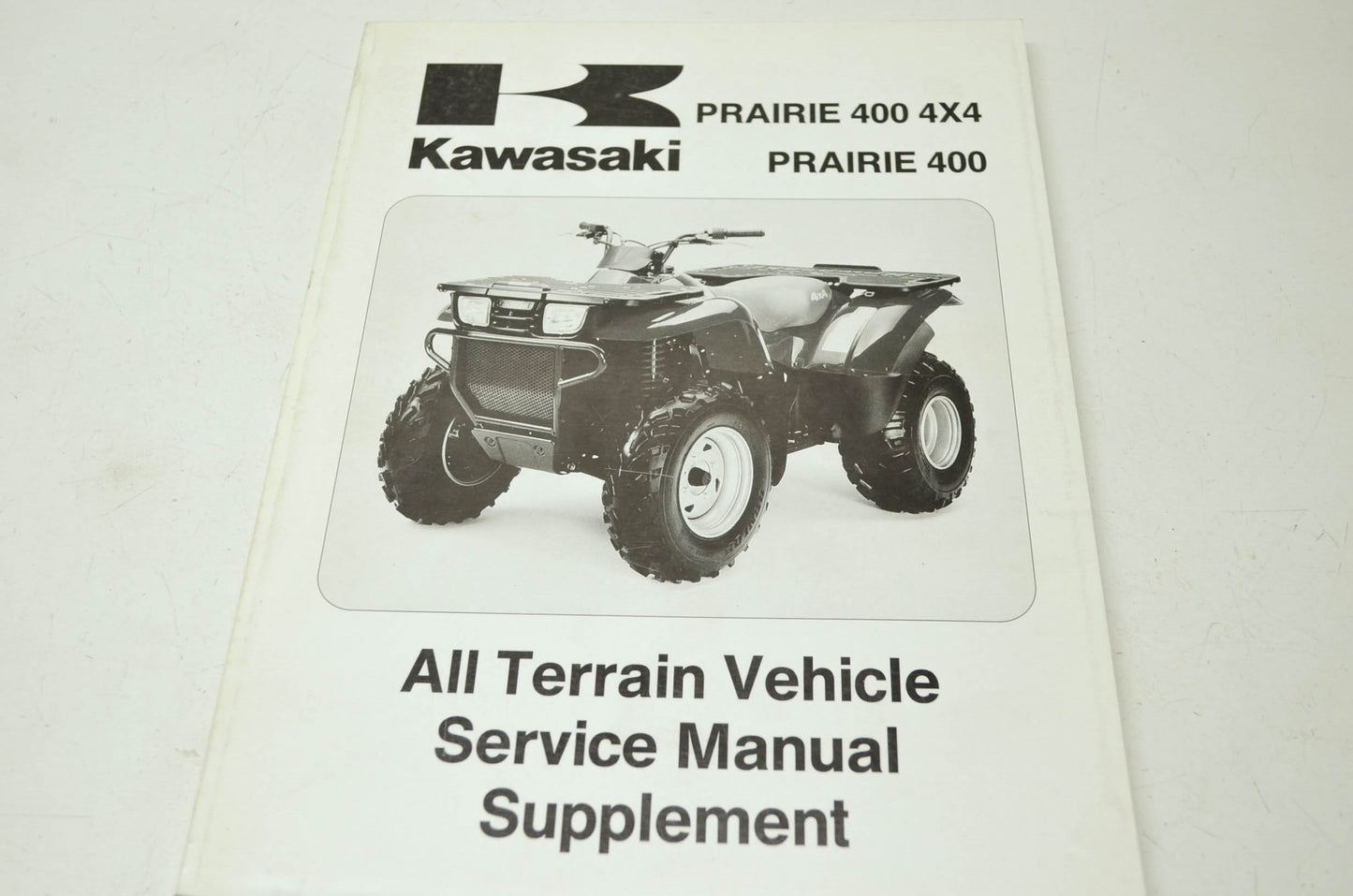 OEM Kawasaki 99924-1243-51 Service Manual Supplement KVF400